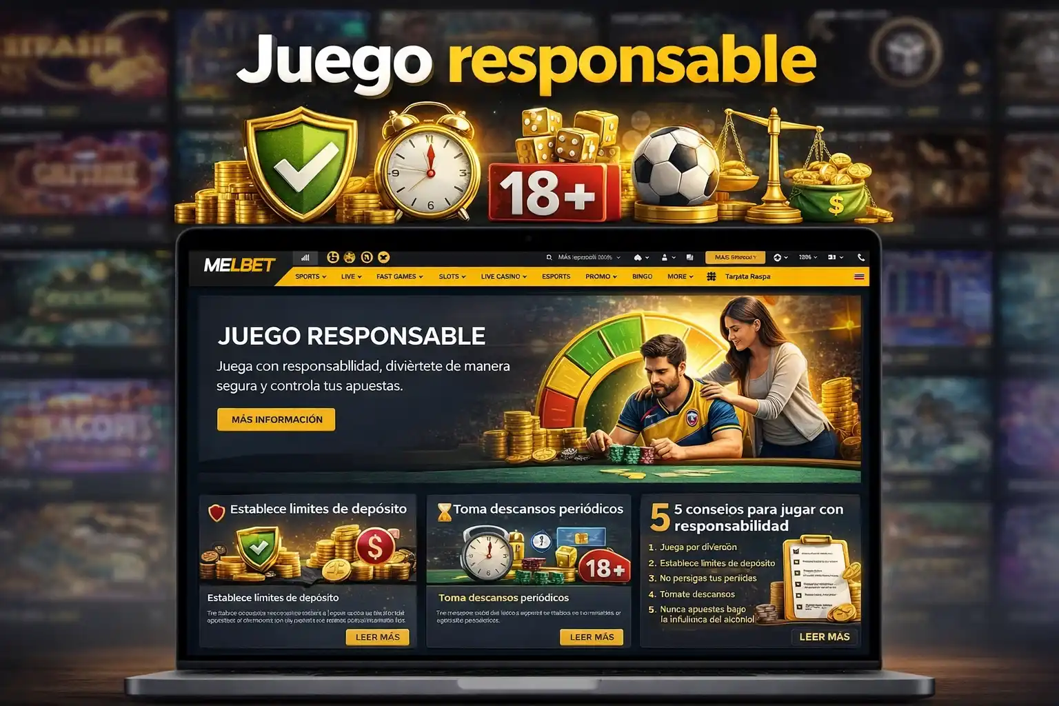 Juego responsable casino Melbet