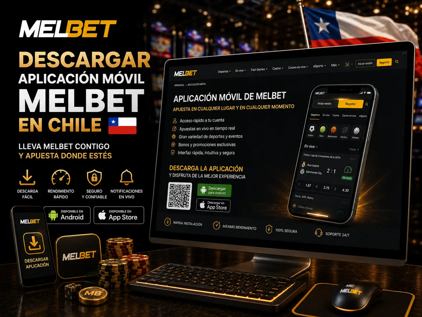 Descargar la Aplicación Móvil de Melbet para Android y iOS
