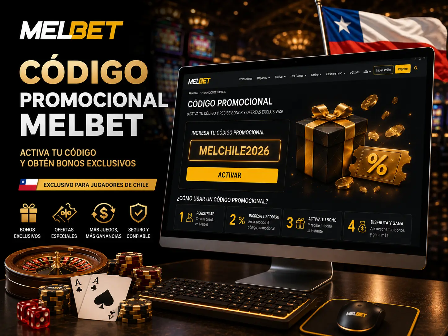 Código Promocional Casino Melbet