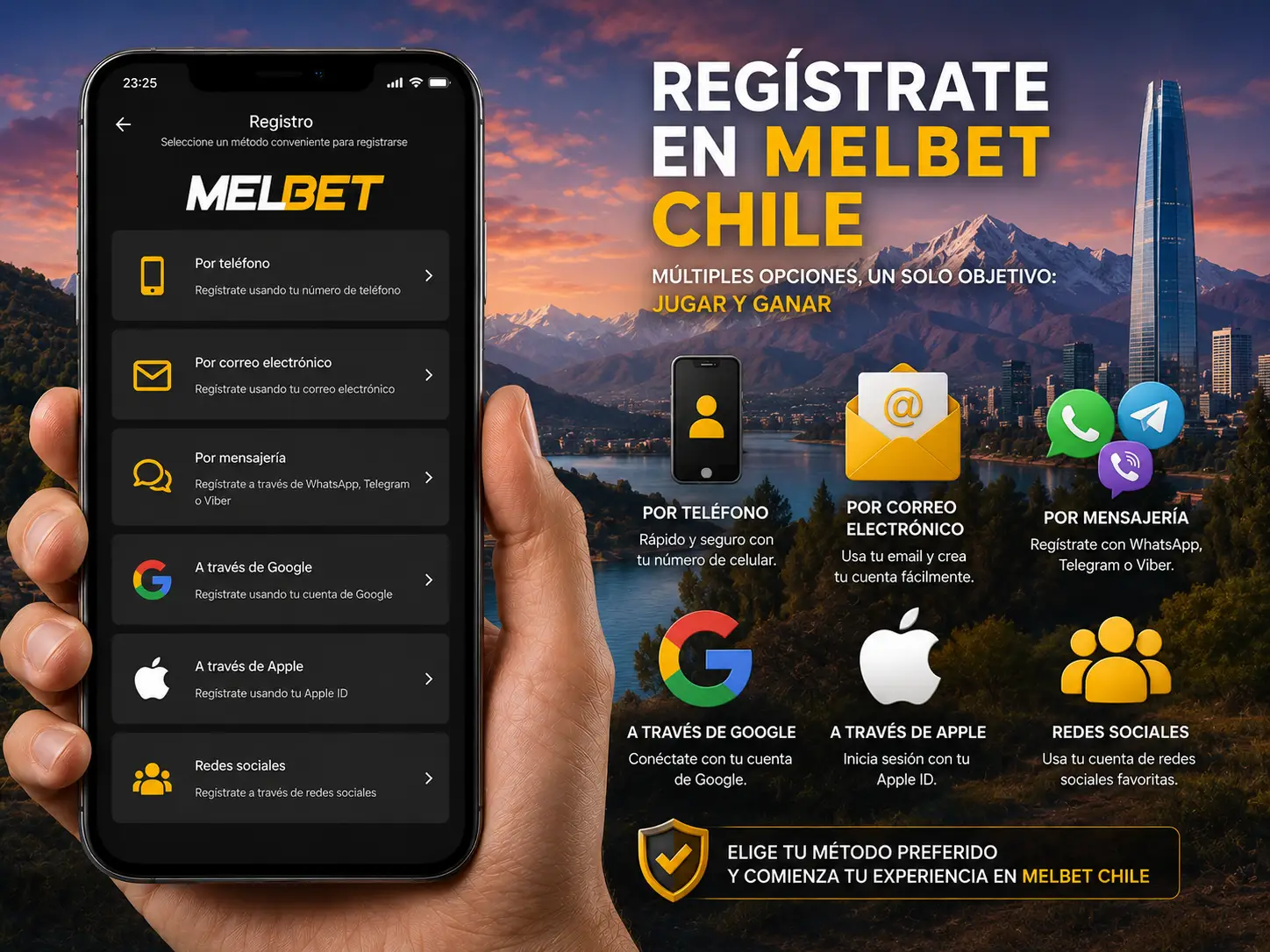 Registrarse en Melbet Casino 2026